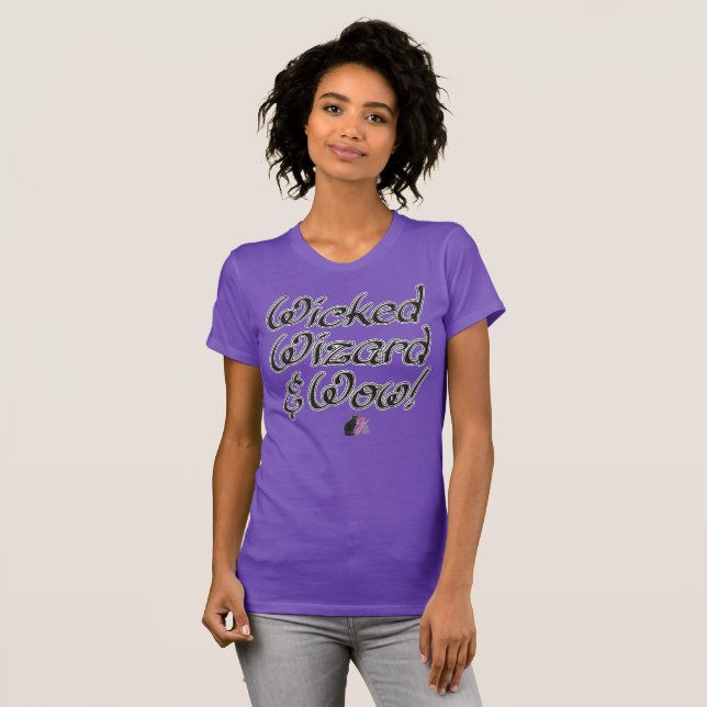 Camiseta Mago Malvado & ¡Wow! (Anverso completo)