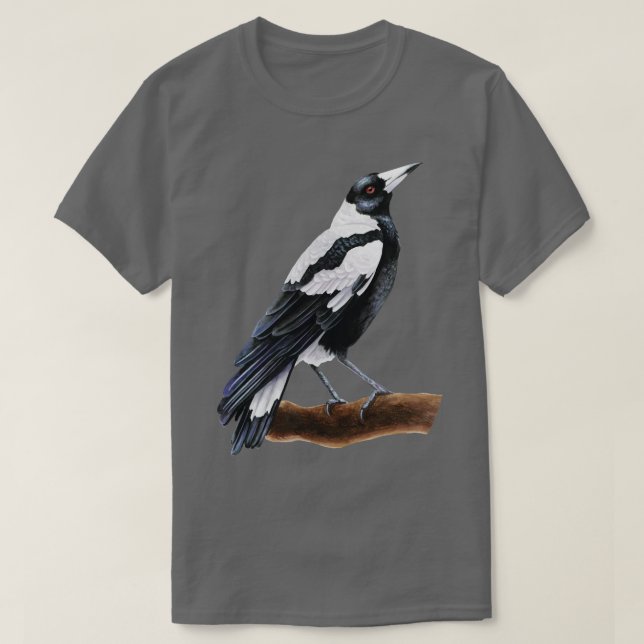 Camiseta Magpie australiano TShirt (Diseño del anverso)