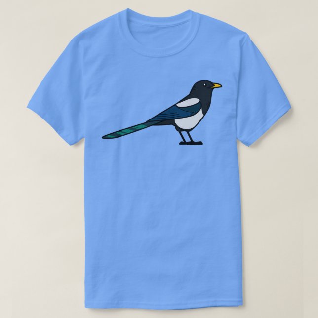 Camiseta Magpie con billetera amarilla (Diseño del anverso)