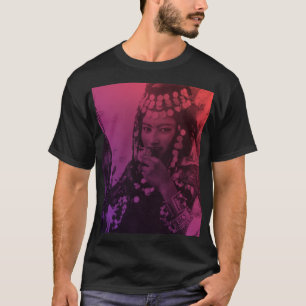 Camiseta Magreb Rojo Rosa Ouled Naïl Berber Chica T-S