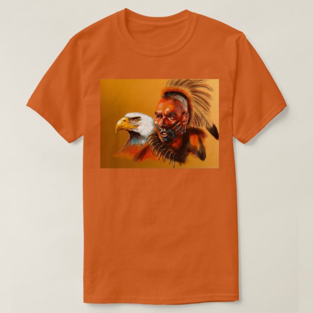 Camiseta magua Long de los estados unidos nativos (Diseño del anverso)