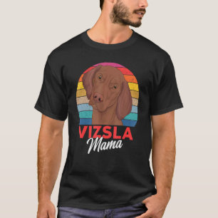 Camiseta Magyar Vizsla Mama Dog Mom Chicas