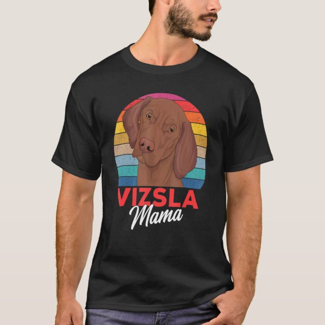Camiseta Magyar Vizsla Mama Dog Mom Chicas (Anverso)