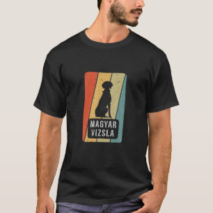Camiseta Magyar Vizsla Perro Vintage Perro Paw Paws Escuela