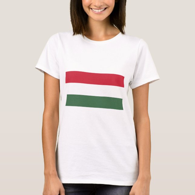 Camiseta Magyarország - Bandera de Hungría (Anverso)
