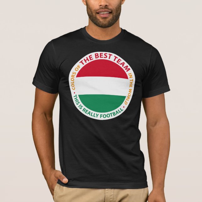 Camiseta Magyarország Hungary Art Shield (Anverso)