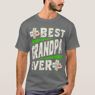 Camiseta Mah Jong Player Best Grandpa Mahjong