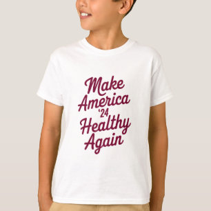 Camiseta MAHA Haz a América Saludable de Nuevo Patriótico