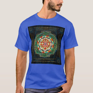 Camiseta Maha Lakshmi Laxmi Mantra amp Shri Yantra Wealth G