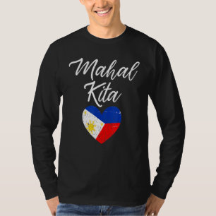 Camiseta Mahal Kita Tagalog Te Amo Filipinas, diciendo T
