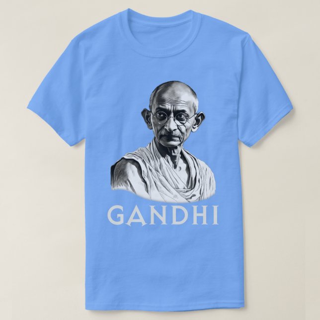 Camiseta Mahatma Gandhi (Diseño del anverso)