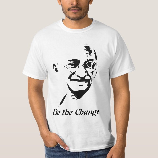 Camiseta Mahatma Gandhi (Anverso)