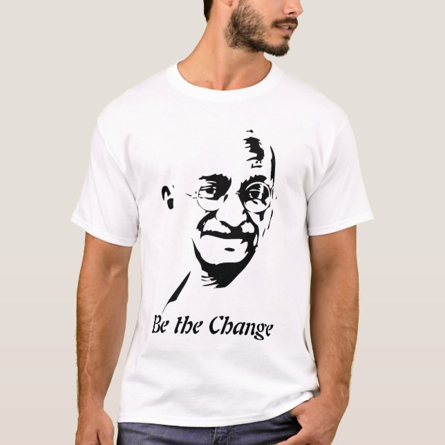 Camiseta Mahatma Gandhi (Anverso)