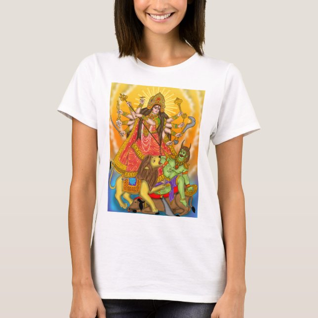 Camiseta Mahishasur Mardini Durga T-Shirt (Anverso)