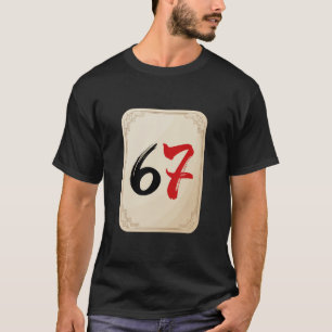Camiseta Mahjong 6 y 7 Coincidencia 67 Mahjongs Traje de Gr