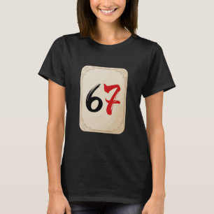 Camiseta Mahjong 6 y 7 Coincidentes 67 Mahjongs Traje de Gr