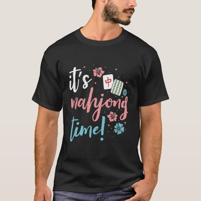 Camiseta Mahjong Chinese O Mahjong Player (Anverso)