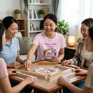 Camiseta Mahjong con las chicas
