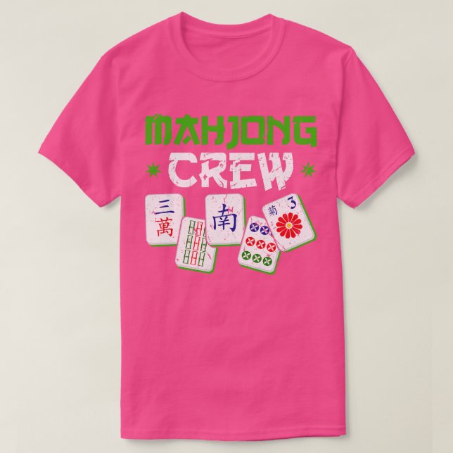 Camiseta Mahjong Crew Mah Jong (Diseño del anverso)