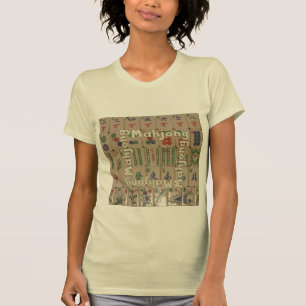Camiseta Mahjong en las tejas (fije no. 1)