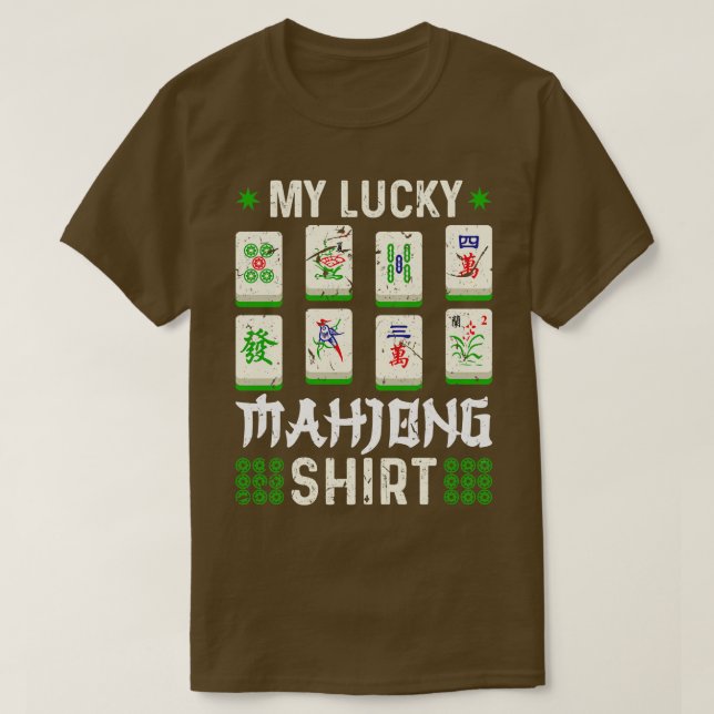 Camiseta Mahjong Game Mah Jong (Diseño del anverso)