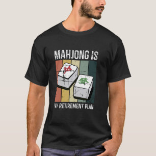 Camiseta Mahjong Gracioso Diciendo Que Lucky Mah-Jongg Game