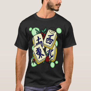 Camiseta mahjong mahjongg mahjong empata cuatro vientos