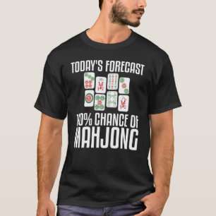 Camiseta Mahjong Para Hombres Mujeres Jugadoras De Tile