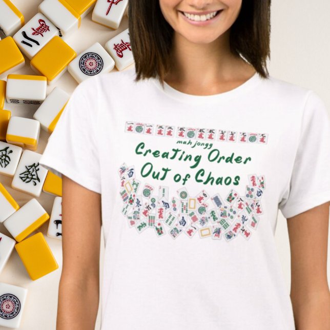 Camiseta MahJongg creando orden fuera del caos (Subido por el creador)