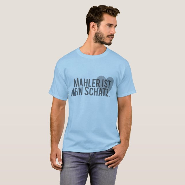 Camiseta Mahler ist mein Schatz (Anverso completo)