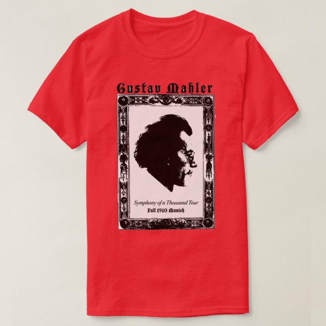 Camiseta mahler merch (Diseño del anverso)