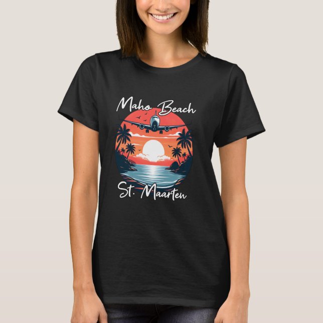 Camiseta Maho Beach St Maarten (Anverso)