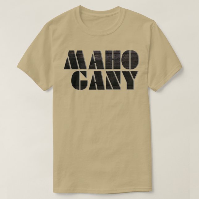 CAMISETA MAHO GANY (Diseño del anverso)