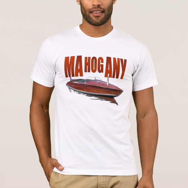 Camiseta Mahognay powerboat (Anverso)