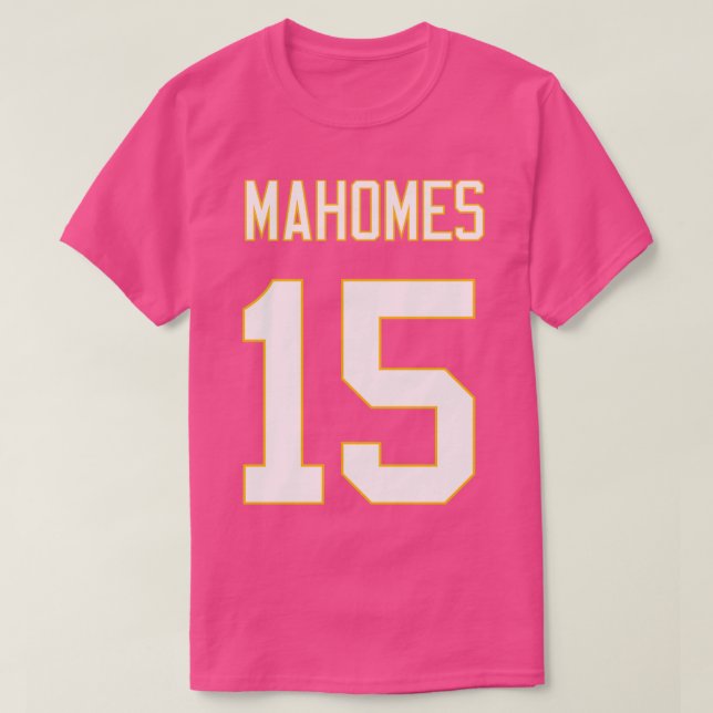 Camiseta Mahomes 15 GOAT KC  (Diseño del anverso)