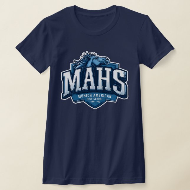 Camiseta MAHS - Escuela Secundaria Americana de Múnich (Distribución)