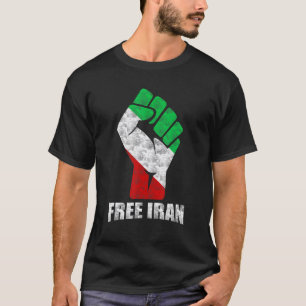 Camiseta Mahsa WOMEN LIBERTAD DE VIDA Cuesta la bandera ira