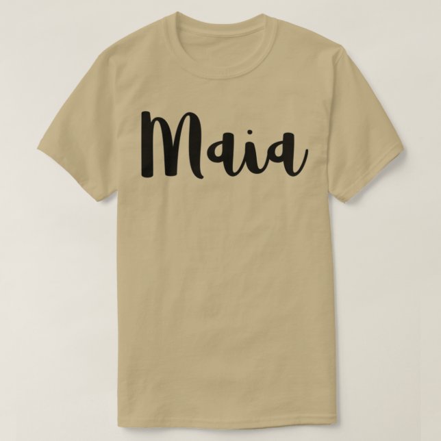 Camiseta Maia (Diseño del anverso)