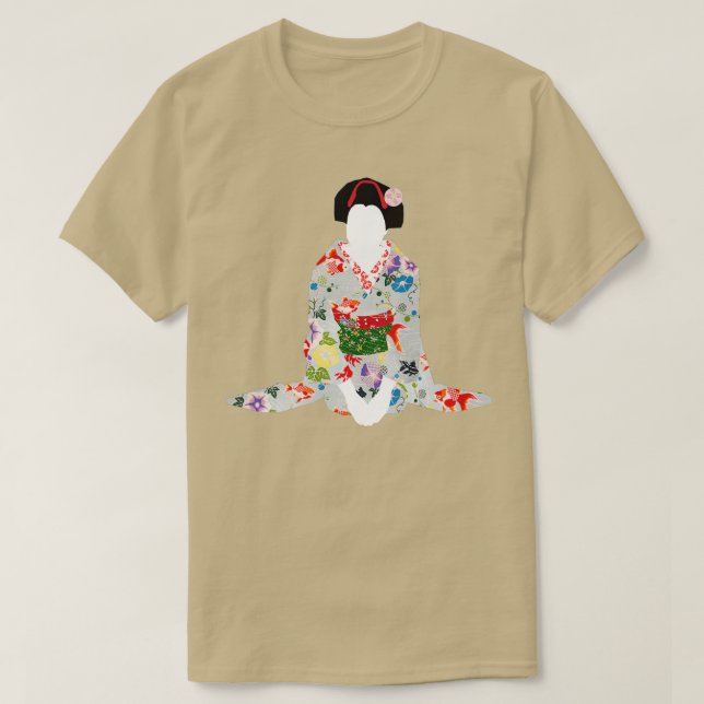 Camiseta Maiko de verano azul (Diseño del anverso)
