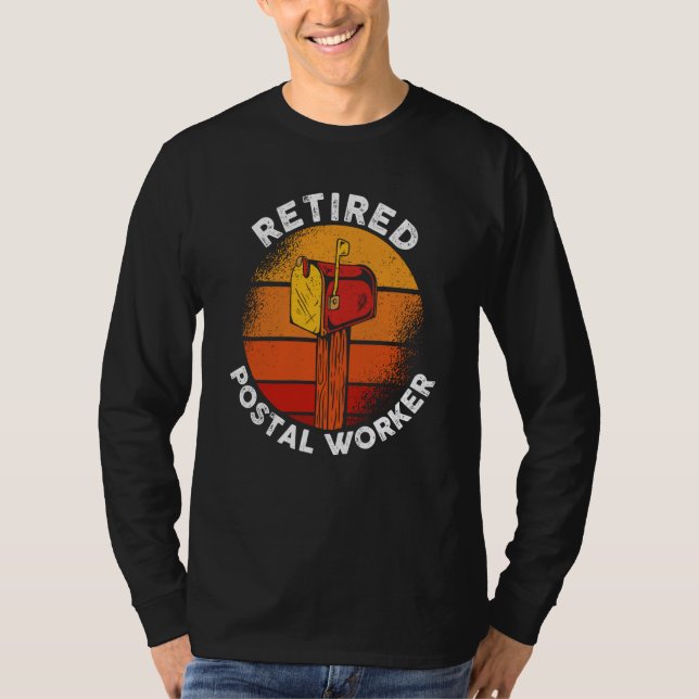 Camiseta Mail Carrier Postman Retirement Retired Postal Wor (Anverso)