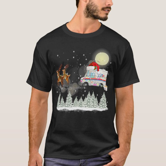 Camiseta Mailman Postal Truck Mail Carrier Xmas Funny Chris (Anverso)
