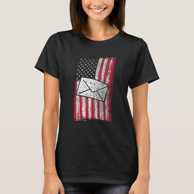 Camiseta Mailman Postal Worker Postman Mail Carrier La (Anverso)
