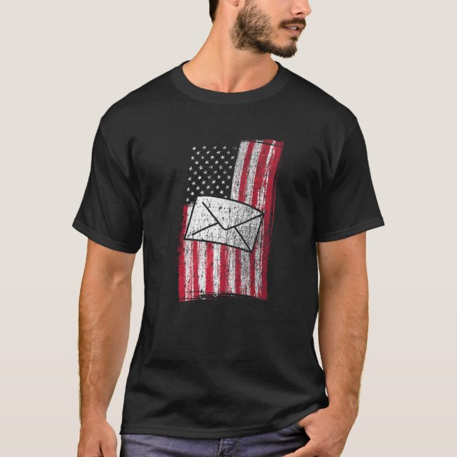 Camiseta Mailman Postal Worker Postman Mail Carrier La (Anverso)
