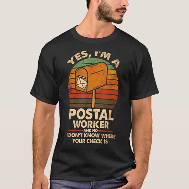 Camiseta Mailman Postman Postal Worker (Anverso)