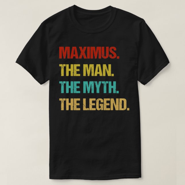Camiseta Maimus El Hombre El Mito La Leyenda Pullover (Diseño del anverso)