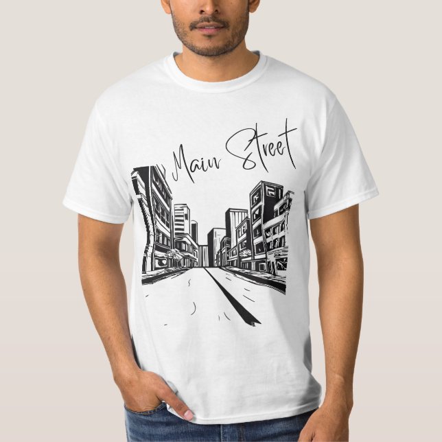 Camiseta Main street (Anverso)