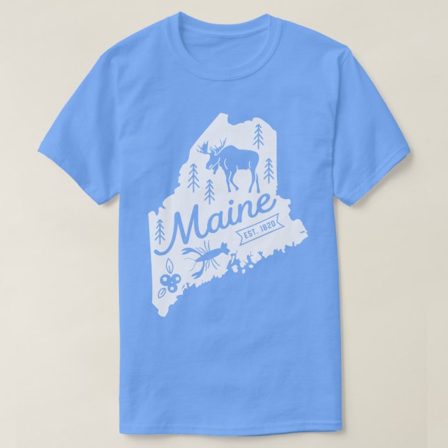 Camiseta maine 25 (Diseño del anverso)