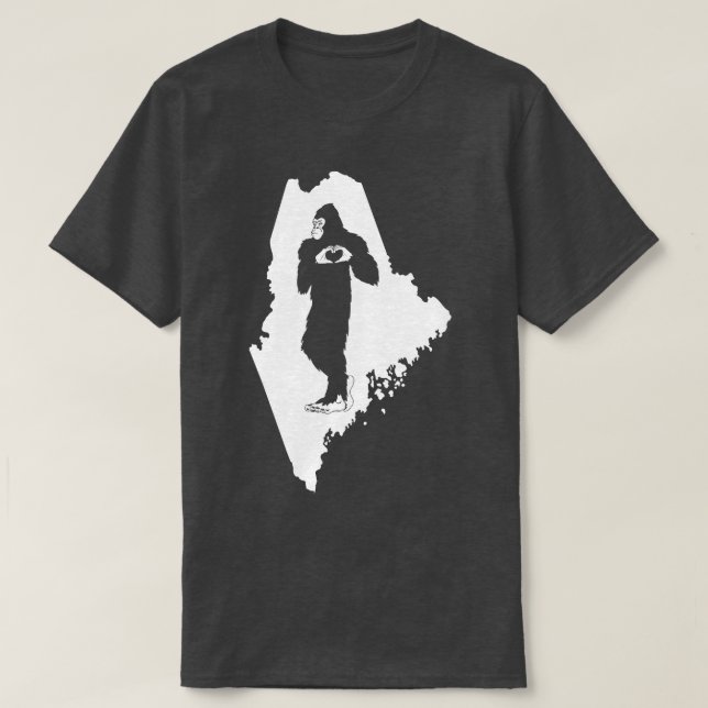Camiseta Maine Bigfoot (Diseño del anverso)