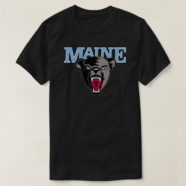 Camiseta Maine Black Bears Pegatina.png (Diseño del anverso)