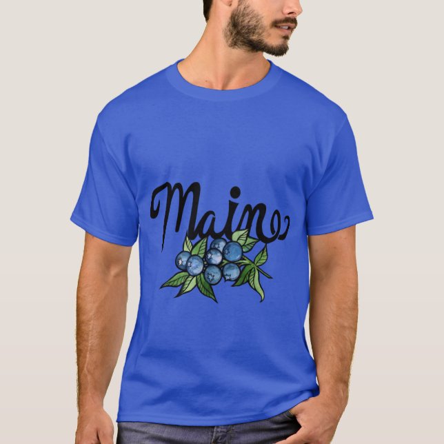 Camiseta Maine Blueberries 1 (Anverso)